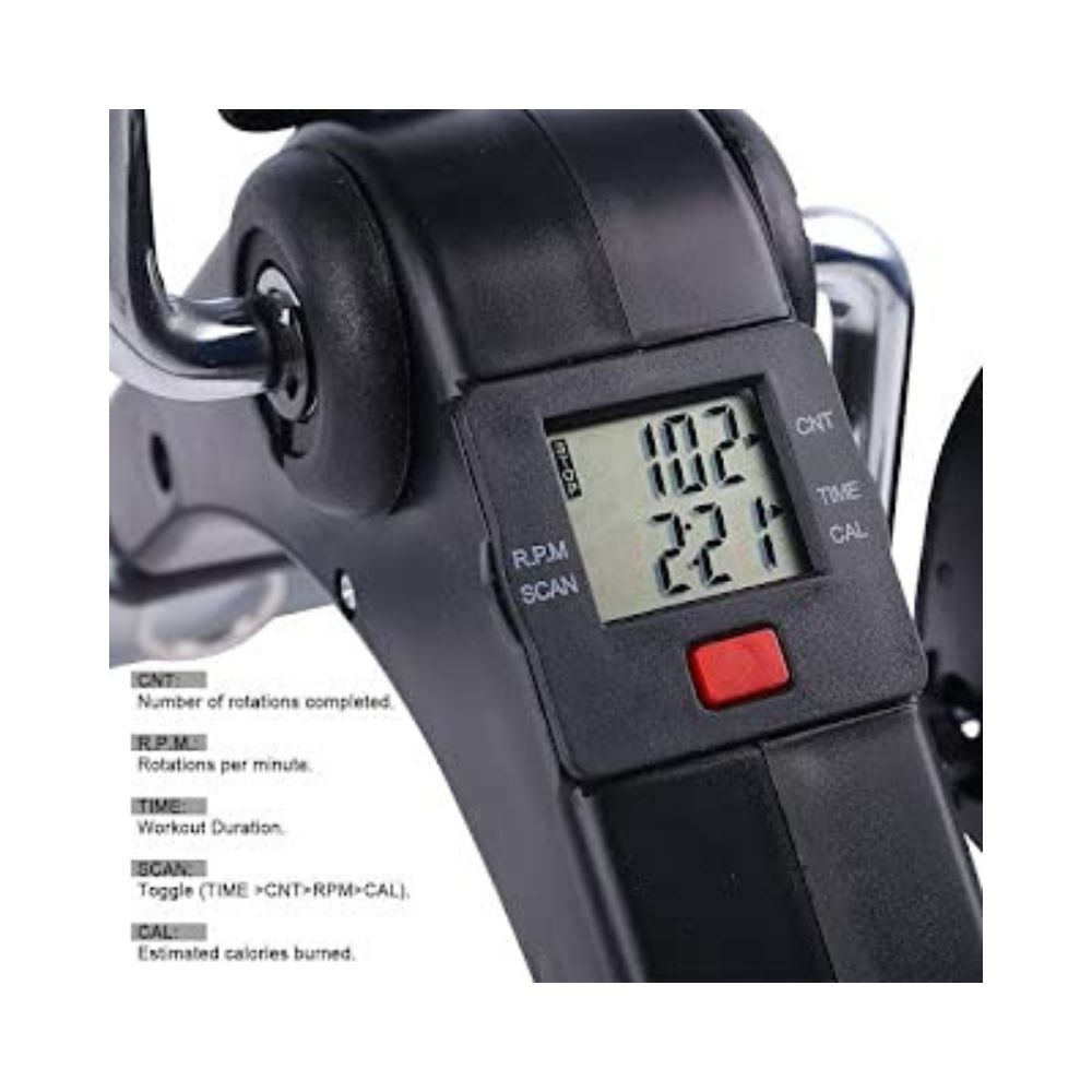Jayi Jay Gym Mini Exercise Portable Folding Cycle Fitness Peddler Cycle Desk Bike