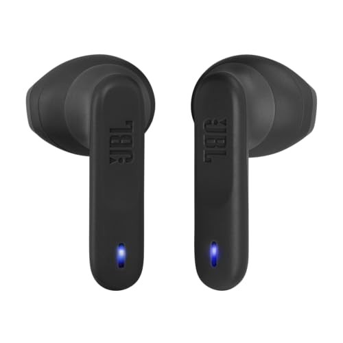 JBL Newly Launched Wave Flex in-Ear Wireless Earbuds TWS with MicApp for Custom Extra Bass EQ 32Hrs Battery Quick Charge IP54 Water  Dust Proof Ambient Aware Talk-ThruGoogle FastPair Black