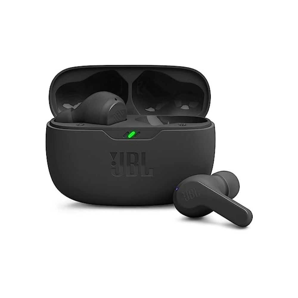 JBL Wave Beam in-Ear Earbuds (TWS) with Mic,(Black)