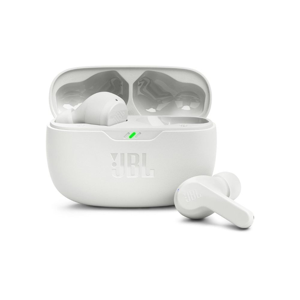JBL Wave Beam in-Ear Earbuds (TWS) with Mic,(White)