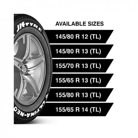 JK Tyre 145/80 R13 Ultima Neo Tubeless Car Tyre