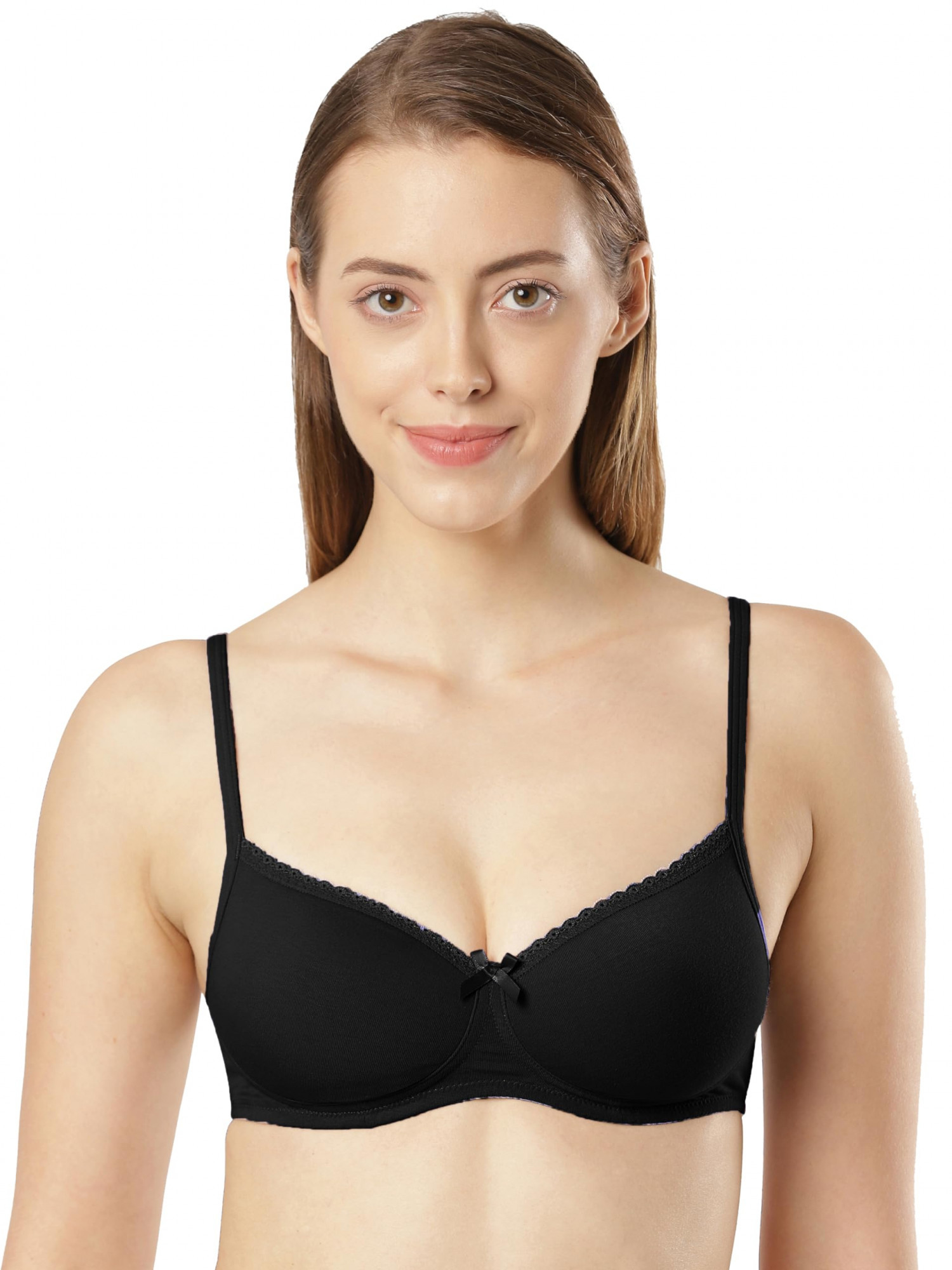 Buy Women's Under-Wired Padded Super Combed Cotton Elastane