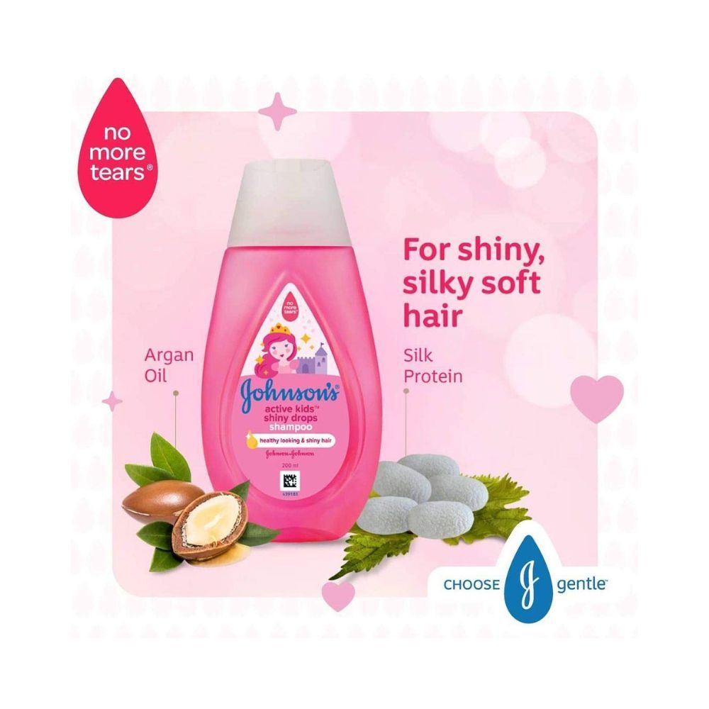 Johnson's Baby Active Kids Shiny Drops Shampoo, 200ml