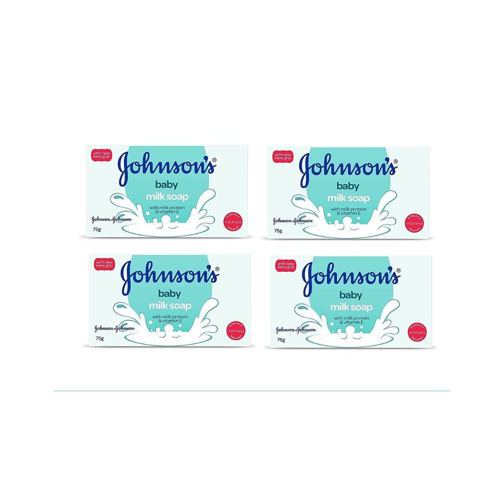 Johnson's Baby Milk Soap 75g (Pack of4)