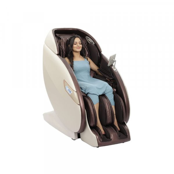 JSB MZ25 Zero Gravity 3D Full Body Home Massage Chair with Dedicated Foot &amp; Calf Massage &amp; Heat &amp; Bluetooth Music Connect