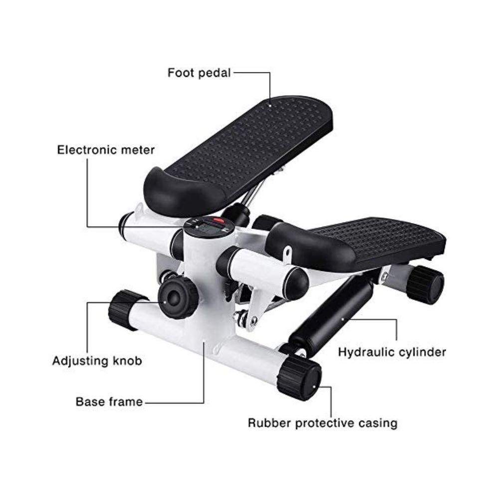 Jukkre Fitness Stair Stepper for Women and , Mini Stepper Air Climber Step Fitness Exercise Machine