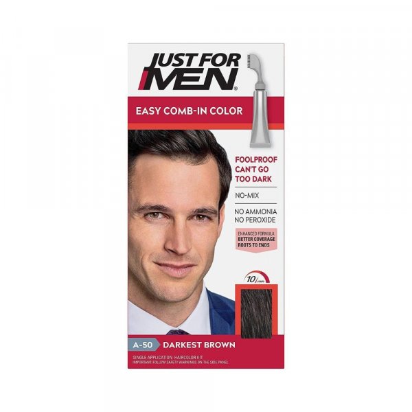 Just For Men Autostop Color #A-50 Darkest Brown (6 Pack)