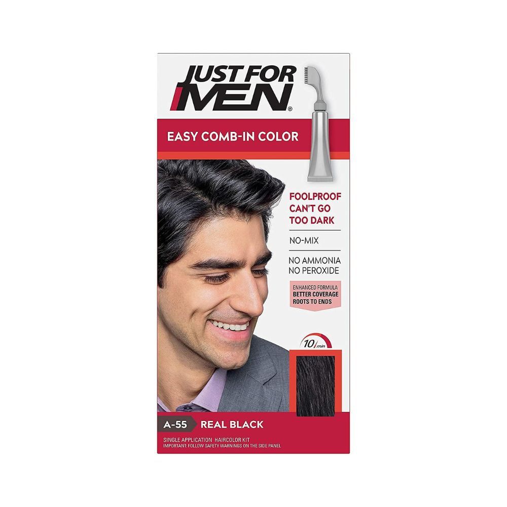 Just For Men Autostop Color #A-55 Real Black (2 Pack)