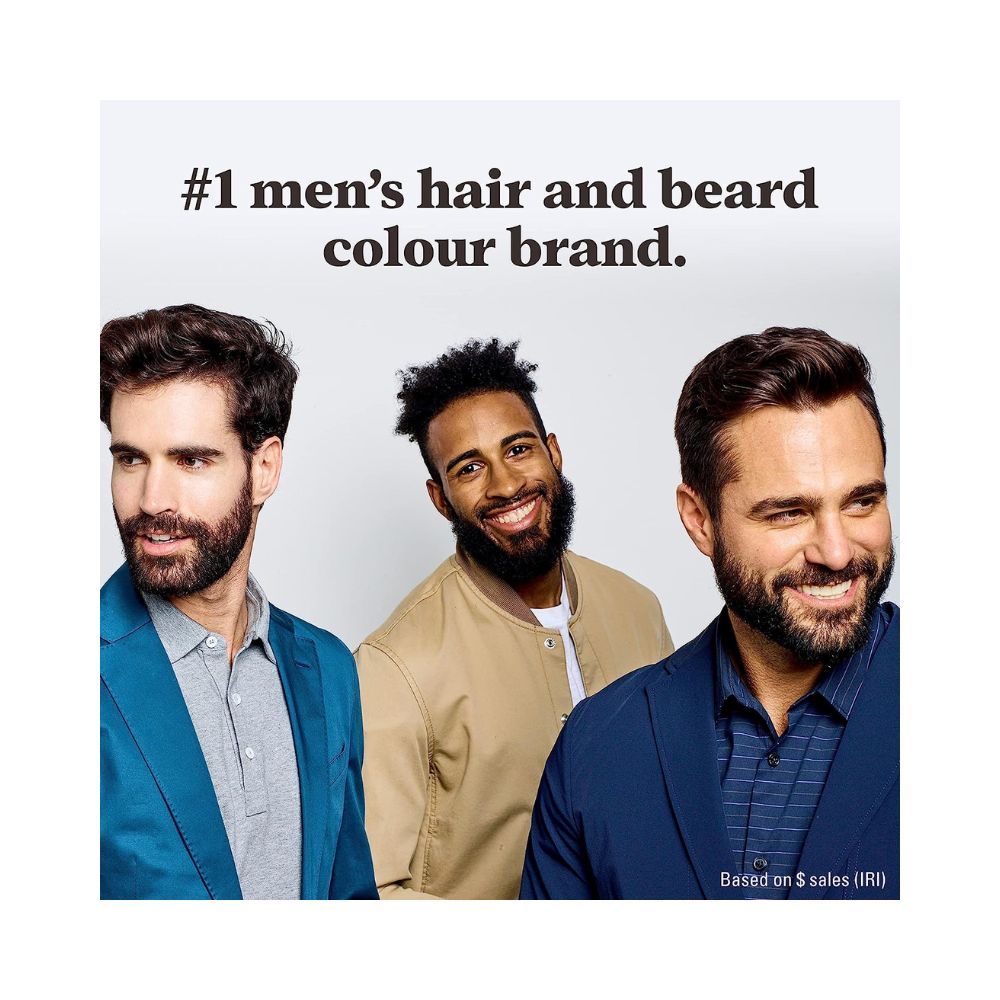 Just for Men Brush-In Gel Color for Mustache Color and Beard Color, 20g - Light Brown No. M-25