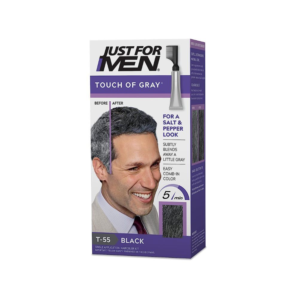 Just for Men Touch of Gray Hair Colour, 81.6g - Dark Brown T-45