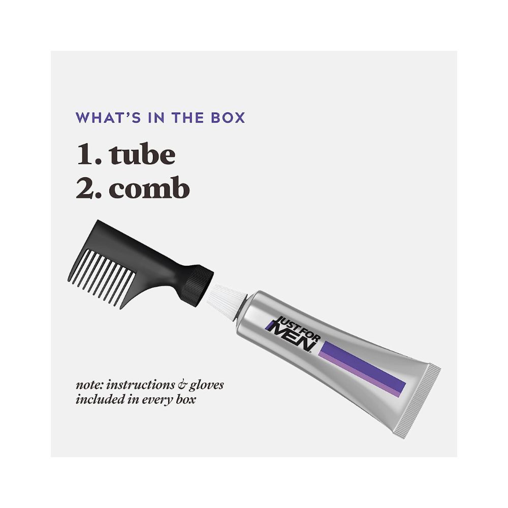Just for Men Touch of Gray Hair Colour, - Dark Brown T-45 Just for Men Touch of Gray Hair Colour, - Dark Brown T-45