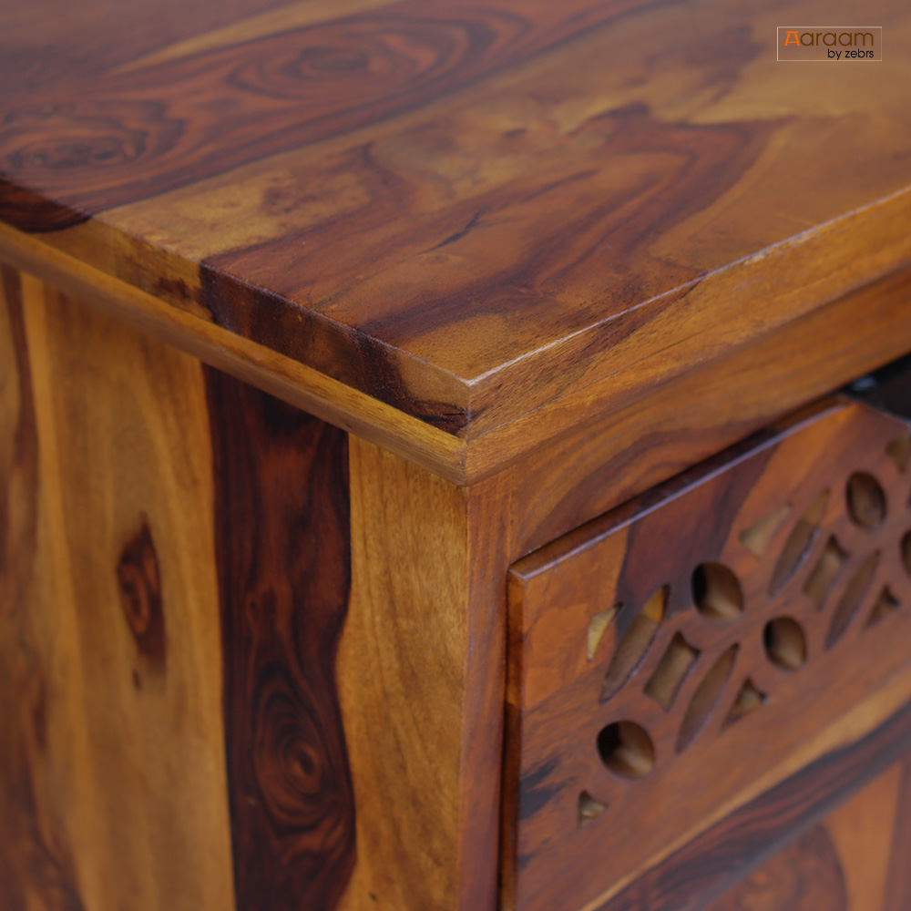 Aaram By Zebrs Storage Wooden Cabinet with Drawer