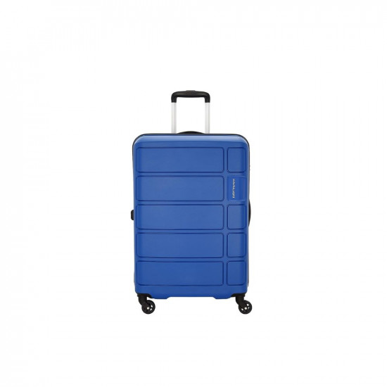 kamiliant by American Tourister Harrier 2 Pc Set 55 cms & 68 cms- Small & Medium Polypropylene (PP) Hard Sided 4 Wheels Spinner Luggage Set/Suitcase Set/Trolley Bag Set (Blue)