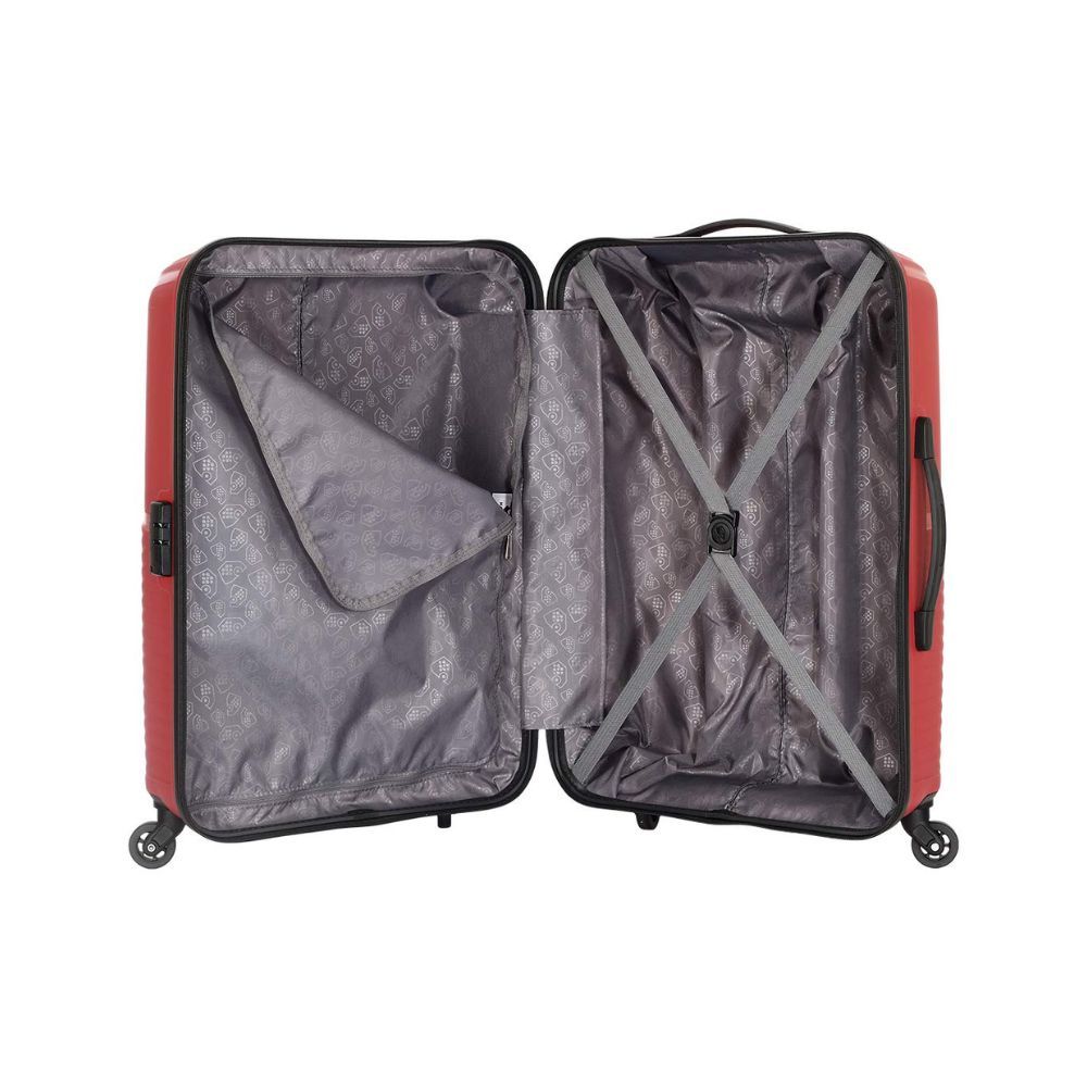 Kamiliant by American Tourister Kam Zakk Polypropylene 26 inch Red Hardsided Check-in Luggage (KAM Zakk SP 68CM - Crimson RED)