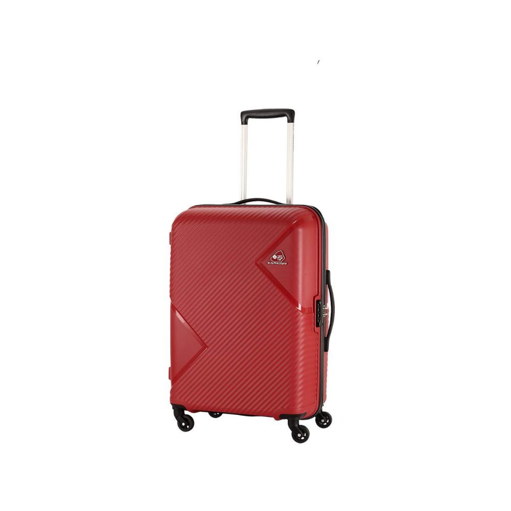 Kamiliant by American Tourister Kam Zakk Polypropylene 26 inch Red Hardsided Check-in Luggage (KAM Zakk SP 68CM - Crimson RED)