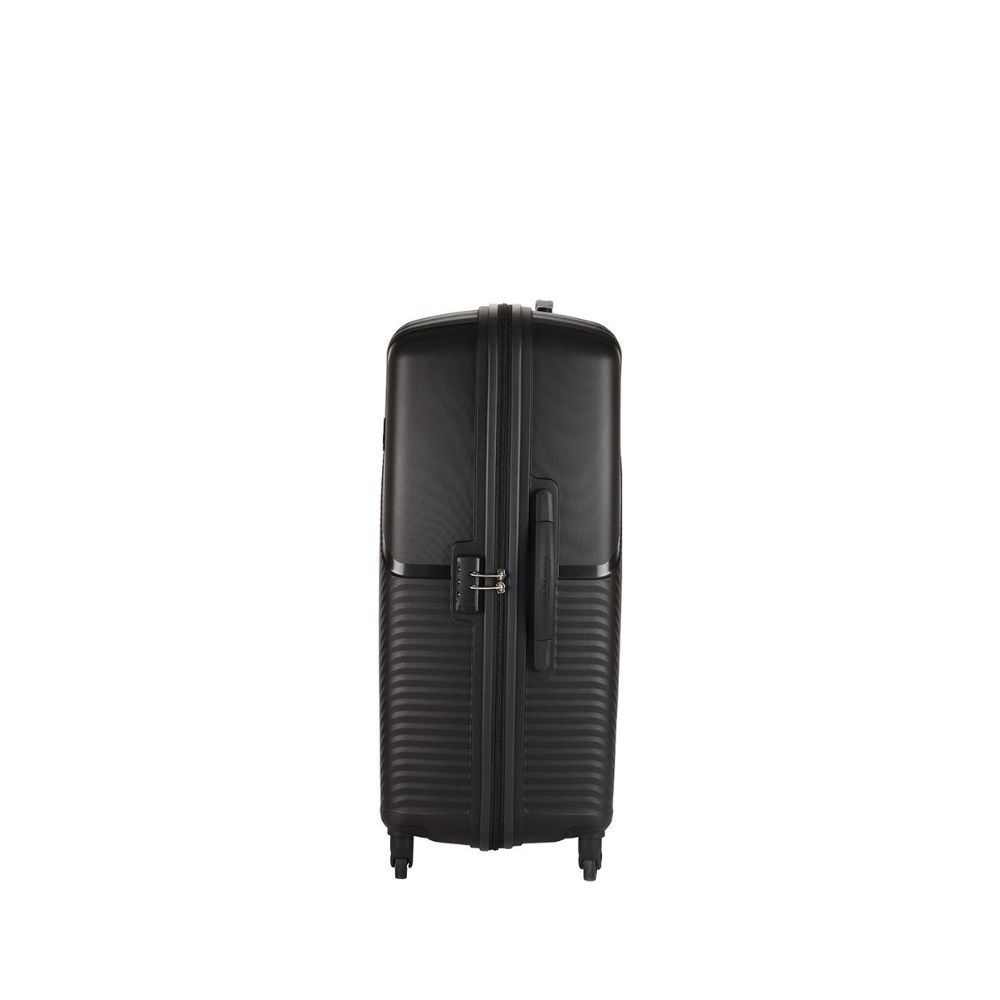 Kamiliant by American Tourister Kam Zakk Polypropylene 79 mm Black Hardsided Check-in Luggage (KAM Zakk SP 79CM - Black)