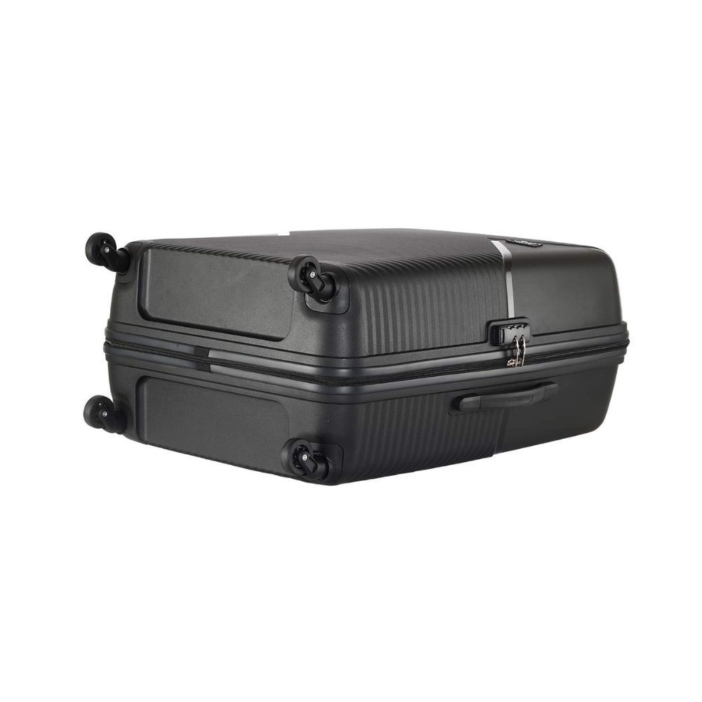 Kamiliant by American Tourister Kam Zakk Polypropylene 79 mm Black Hardsided Check-in Luggage (KAM Zakk SP 79CM - Black)