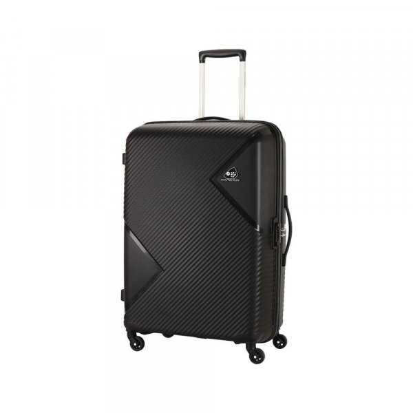 Kamiliant by American Tourister Kam Zakk Polypropylene 79 mm Black Hardsided Check-in Luggage (KAM Zakk SP 79CM - Black)