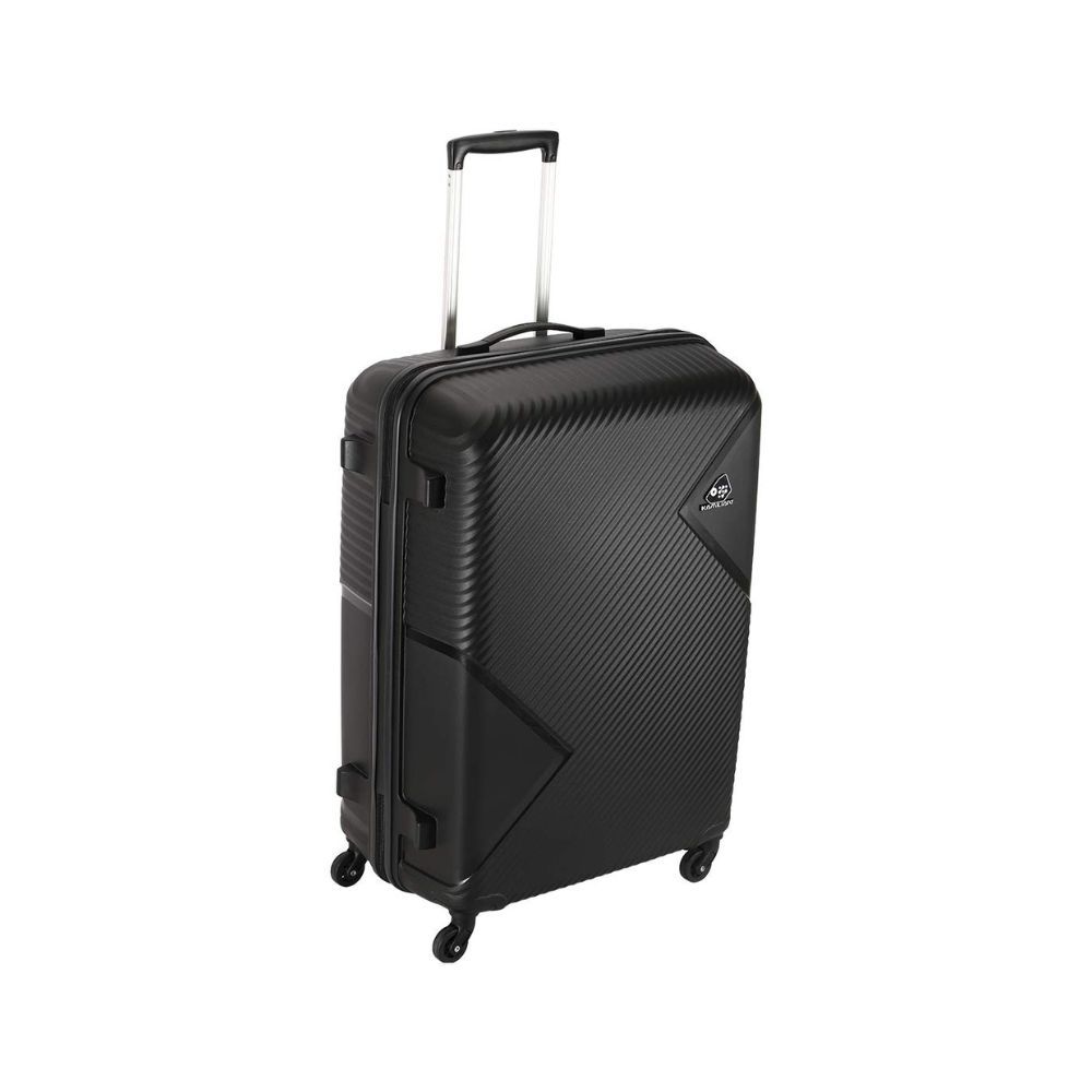 Kamiliant by American Tourister Kam Zakk Polypropylene 79 mm Black Hardsided Check-in Luggage (KAM Zakk SP 79CM - Black)
