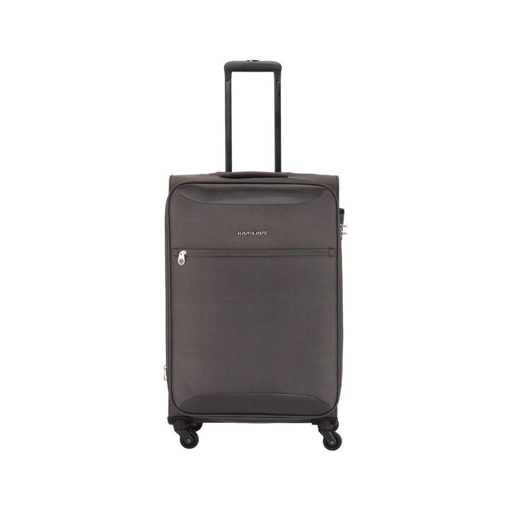 Kamiliant by American Tourister Zaka Polyester 67 cms Grey Softsided Check-in Luggage (KAM ZAKA SP 67 cm - Grey)