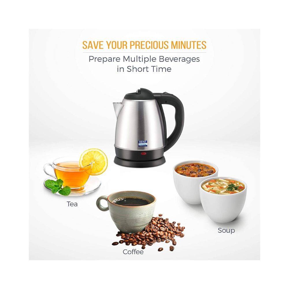 KENT VOGUE SS KETTLE Electric Kettle (1.2 L, STAINLESS STELL)