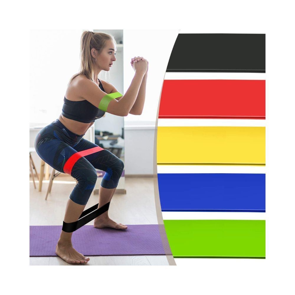 ketmart Unisex Synthetic Rubber Working Out Arms, Legs and Butt-Resistance Exercise Bands