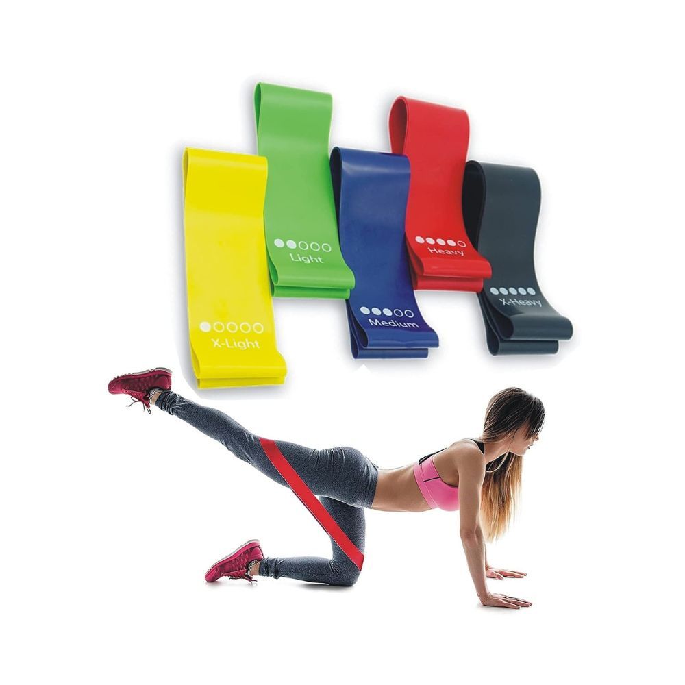 ketmart Unisex Synthetic Rubber Working Out Arms, Legs and Butt-Resistance Exercise Bands