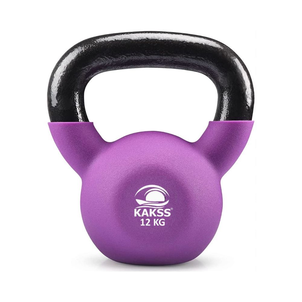 Kettle Bell for Gym & Workout (12 KG PURPLE MATT)