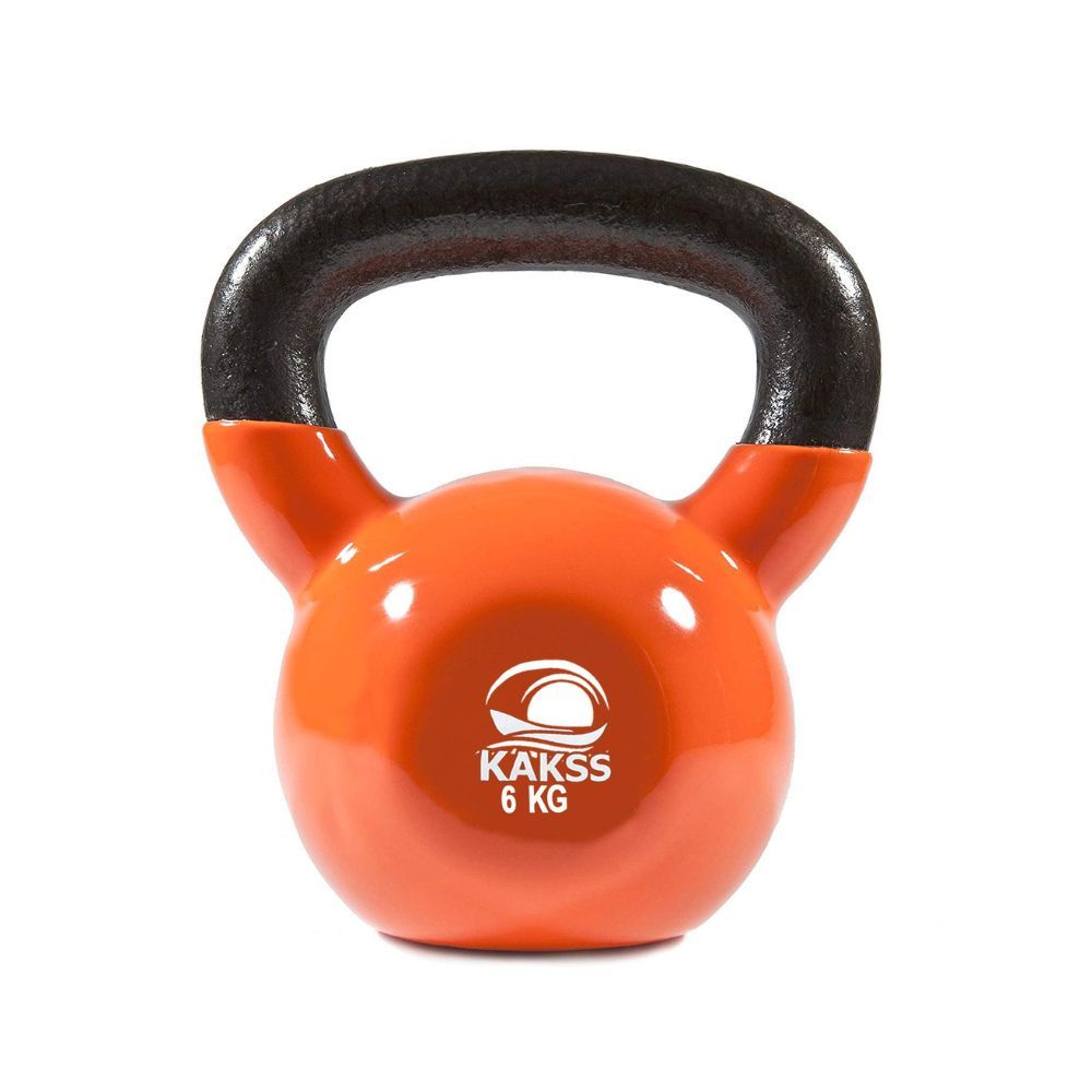 Kettle Bell for Gym & Workout (6 KG (Orange)