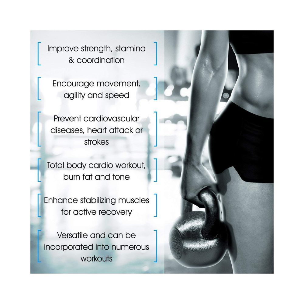 Kettle Bell for Gym & Workout (Size: 12 KG (Black))