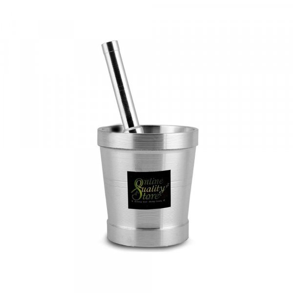 Kitchen Khalbatta Okhli Masher, Mortar And Pestle Set