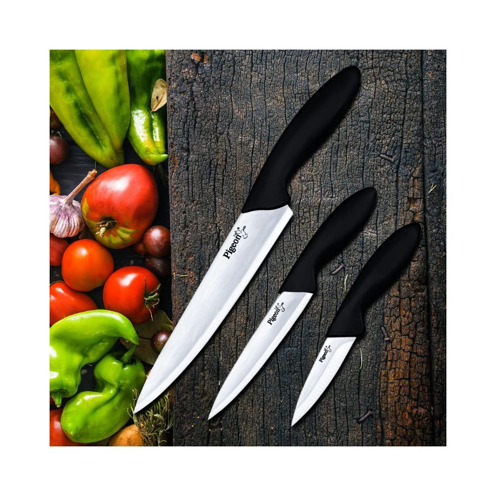 Kitchen Knives Set, 3-Pieces, Multicolor