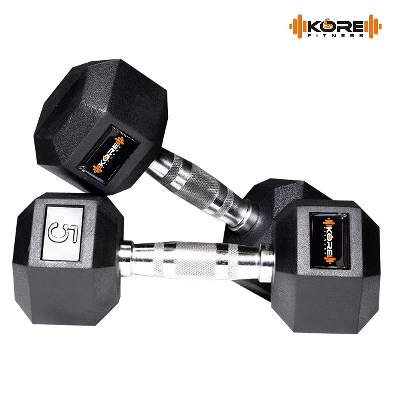 KORE DM-HEXA-5KG-COMBO16 DUMBBELLS (Total = 10 kg)