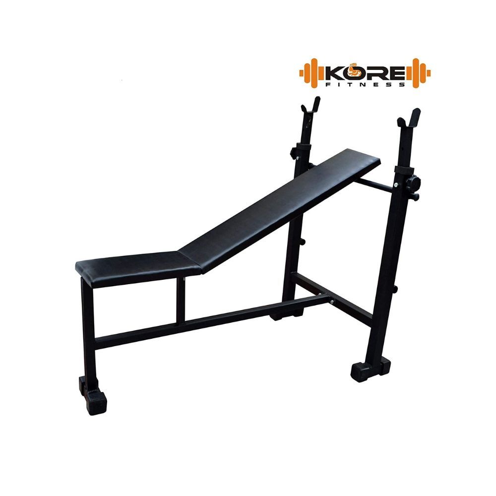 Kore K-3in1-Bench-N1 Decline Gym Bench (Max weight - 200 Kg , Black)