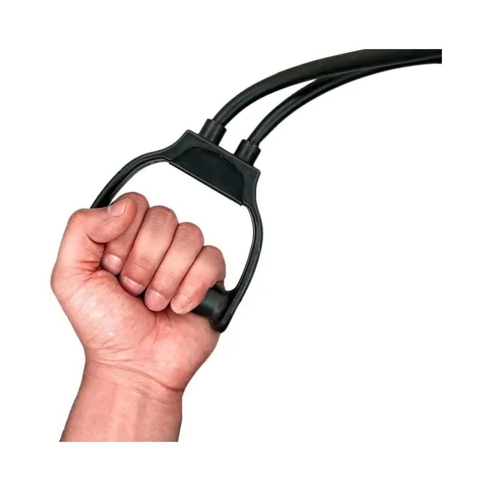 kossto Double Toning Resistance Tube Heavy Quality Exercise Band for Stretching, Full Body Workout