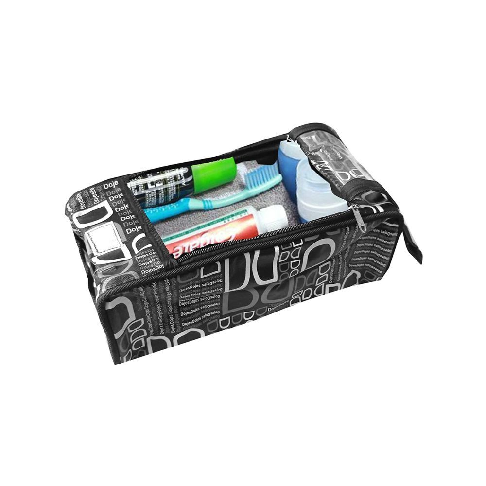 Kuber Industries D Printed Dopp Kit for Travel