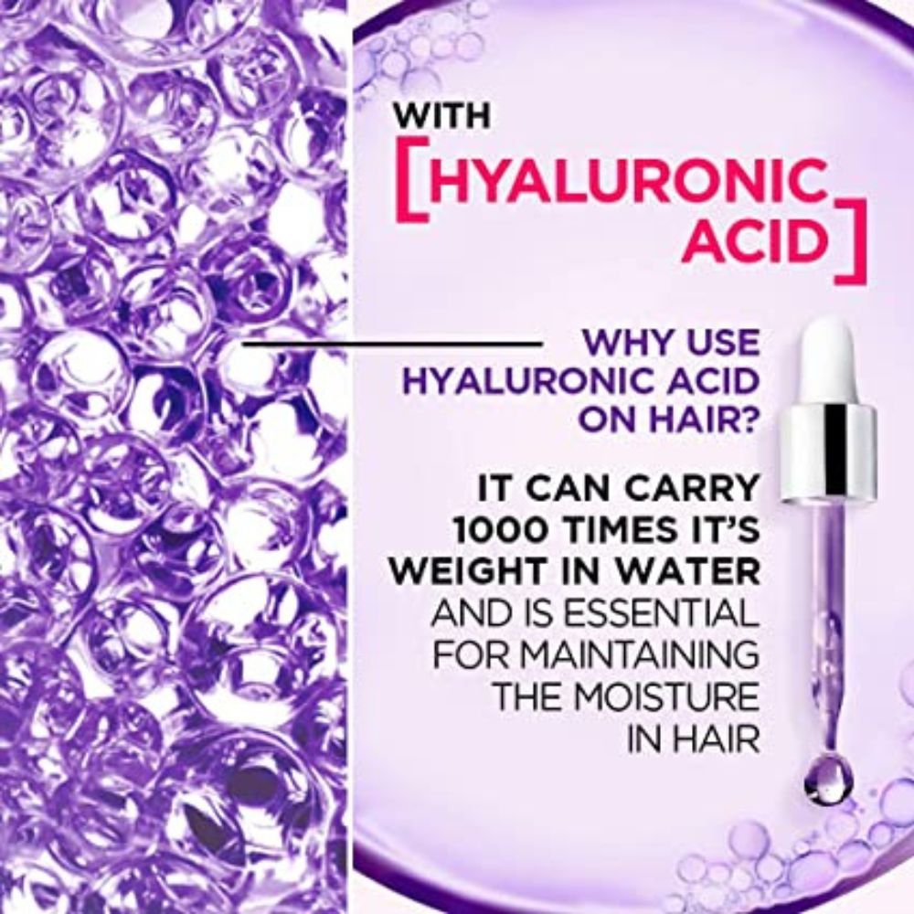 L'OrÃ©al Paris Moisture Filling Shampoo, With Hyaluronic Acid, Adds Shine & Bounce, Hyaluron Moisture 72H, 180ml