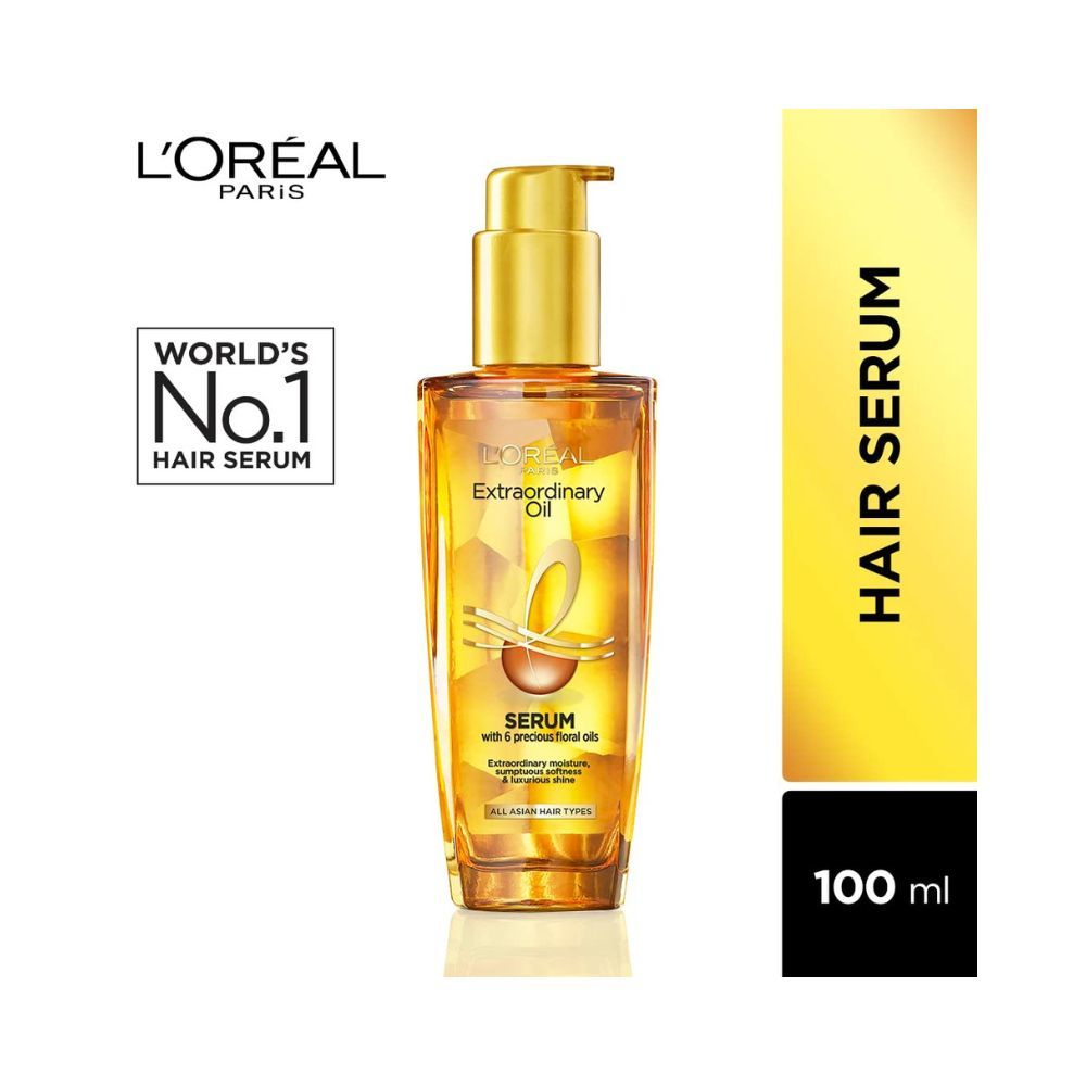 L'OrÃ©al Paris Serum, Protection and Shine, For Dry, Flyaway & Frizzy Hair,100 ml