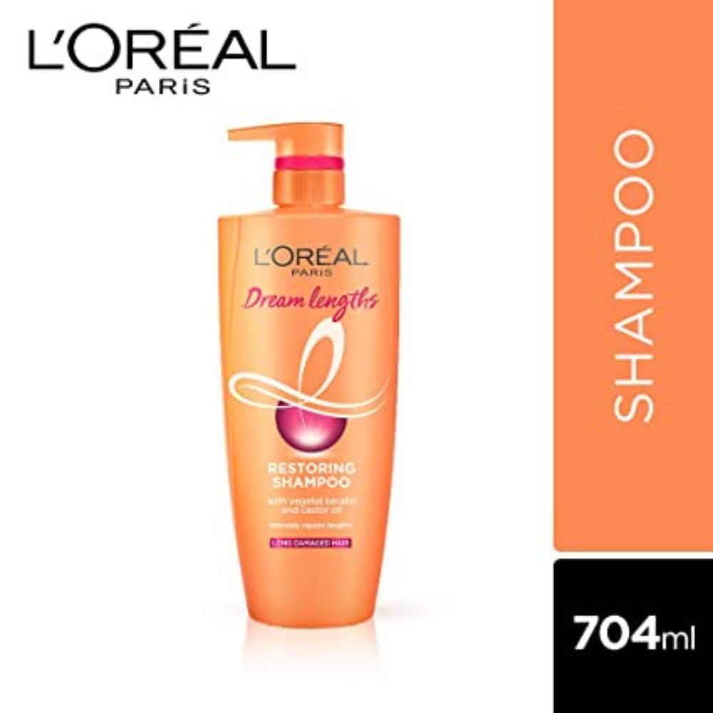 L'OrÃ©al Paris Shampoo, Nourish, Repair & Shine, For Long and Lifeless Hair, Dream Lengths, 650 ml