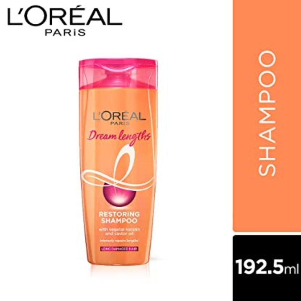 L'OrÃ©al Paris Shampoo, Nourishes, Repair & Shine, For Long and Lifeless Hair, Dream Lengths, 180 ml