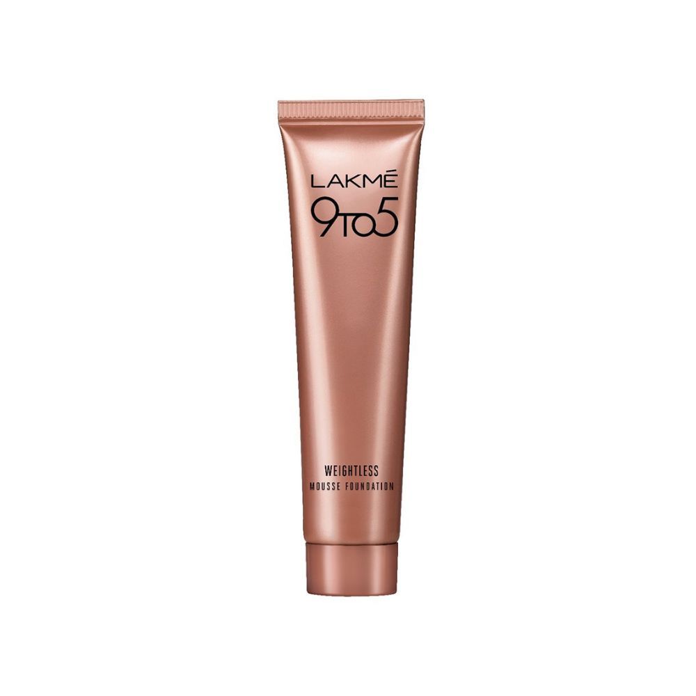 LAKME 9 to 5 Weightless Mousse Foundation Mini, Beige Vanilla,Long Lasting Full Coverage Face Makeup, 6g