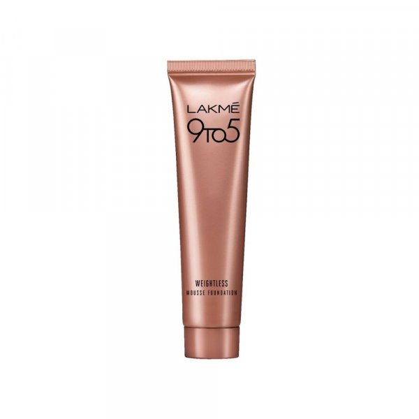 LAKME 9 to 5 Weightless Mousse Foundation Mini, Beige Vanilla,Long Lasting Full Coverage Face Makeup, 6g
