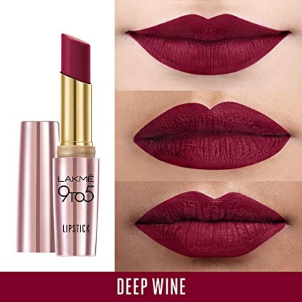 LAKME Lip Color Deep Wine (Matte)