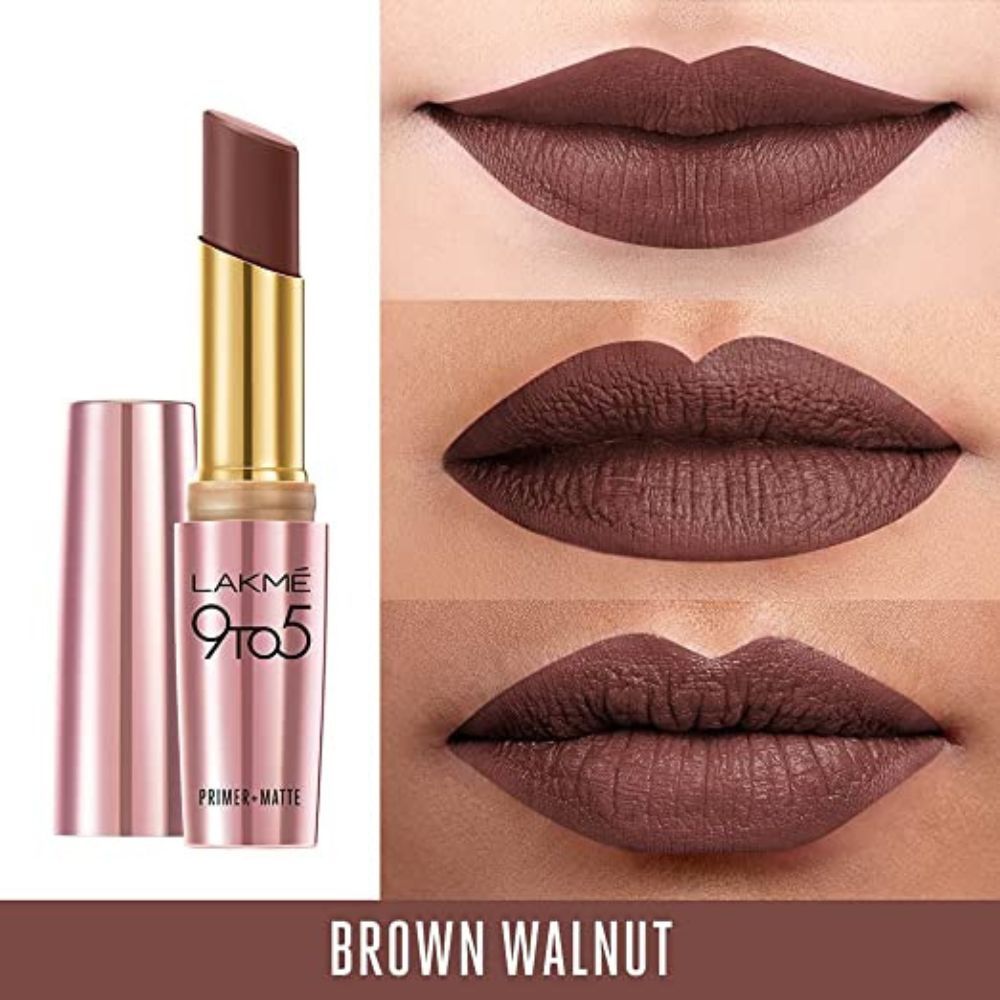 LAKME Lipstick Brown Walnut (Matte)