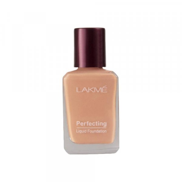 LAKME Perfecting Liquid Foundation, Marble, Waterproof Full Coverage Long Lasting, Dewy Finish Glow, 27ml (Coral)