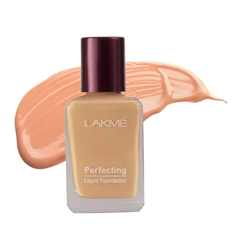 LAKME Perfecting Liquid Foundation, Marble, Waterproof Full Coverage Long Lasting, Dewy Finish Glow, 27ml (Pearl)