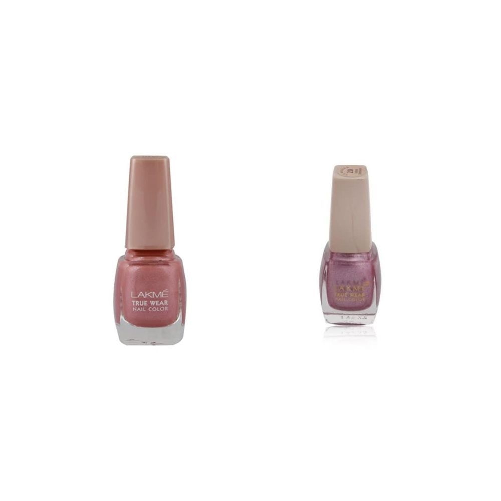 LakmÃ© True Wear Nail Color, Pinks N238, 9ml and LakmÃ© True Wear Nail Color, Shade TT20, 9 ml