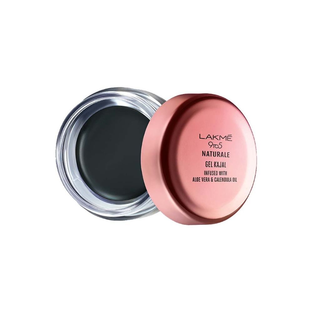 Lakme 9 to 5 Naturale Gel Kajal, Black, 3 g