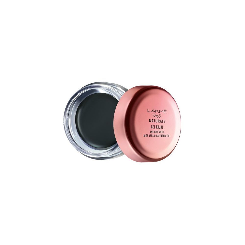 Lakme 9 to 5 Naturale Gel Kajal, Black, 3 g