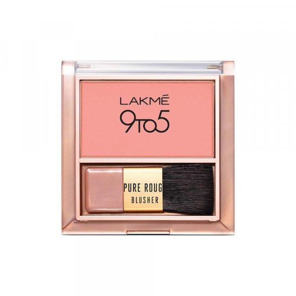 Lakme 9 To 5 Pure Rouge Blusher, Nude Flush, 6 g